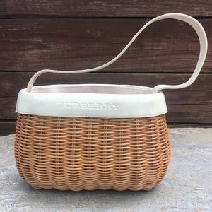 Authentic Burberry Wicker Purse
